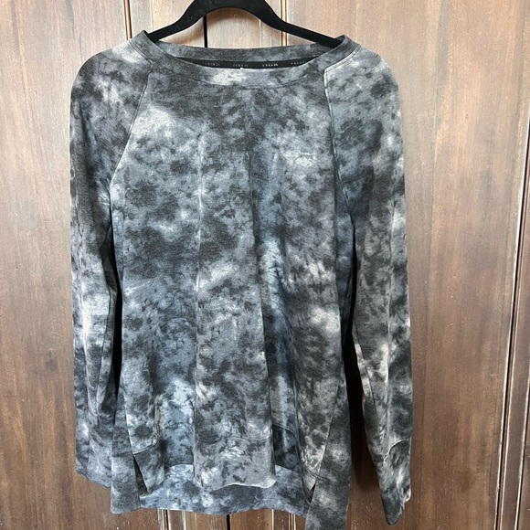 RBX Tops - RBX Charcoal Tie-Dye Sweatshirt